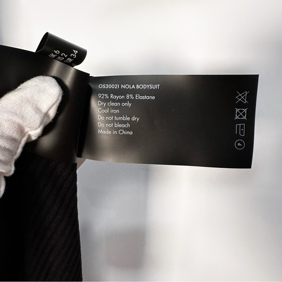 The Nola Bodysuit in Black size US 2 - Picture 13 of 16